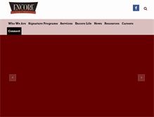 Tablet Screenshot of encoreatmalvern.org